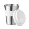 Gobelet en acier inox personnalisé 350ml - IRMUG Matières : acier inoxydable Couleurs : blanc cadeau entreprise pas cher