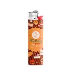Briquet Éco-responsable Personnalisé J23 - BIC® Élégant et Pratique Matières : métal Couleurs : rouge objet promotionnel éco-res