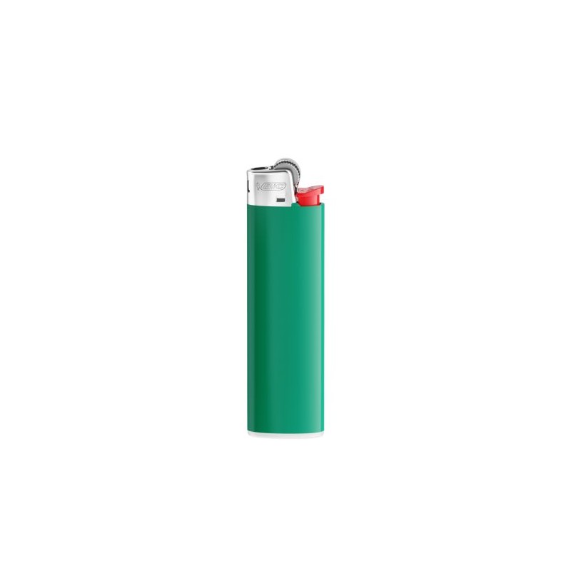 Briquet Éco-responsable Personnalisé J23 - BIC® Élégant et Pratique Matières : métal Couleurs : vert goodies publicitaire événem