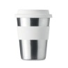 Gobelet en acier inox personnalisé 350ml - IRMUG Matières : acier inoxydable Couleurs : blanc marquage laser ultra précis