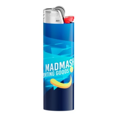 Briquet Personnel Économique J26 BIC® - Le choix des fumeurs avertis Matières : métal Couleurs : vert pomme personnalisation rap