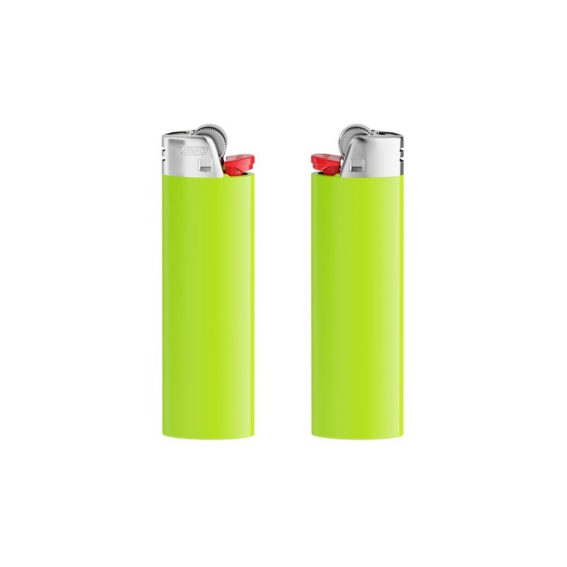 Briquet Personnel Économique J26 BIC® - Le choix des fumeurs avertis Matières : métal Couleurs : vert pomme cadeau affaires élég