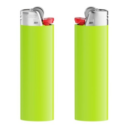 Briquet Personnel Économique J26 BIC® - Le choix des fumeurs avertis Matières : métal Couleurs : vert pomme cadeau affaires élég