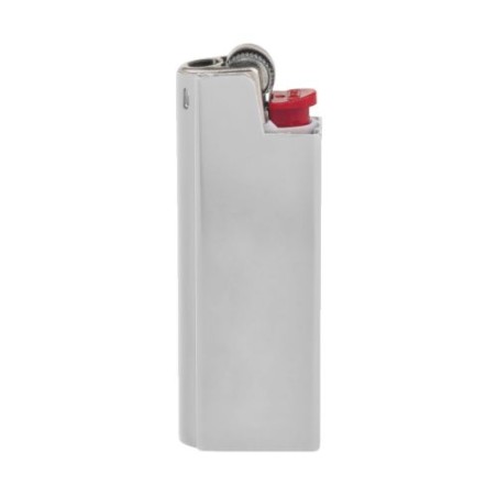 Étui Aluminium Personnalisé Plat BIC® Matières : métal Couleurs : argenté cadeau affaires élégant