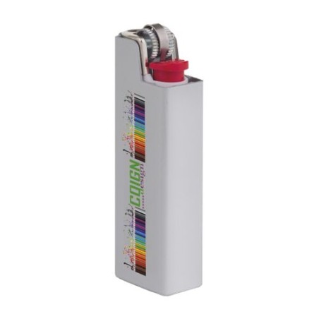 Étui Aluminium Personnalisé Plat BIC® Matières : métal Couleurs : argenté personnalisation sur mesure
