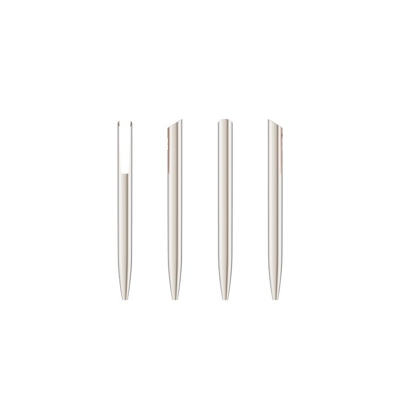 Stylo Bille Éco-responsable Personnalisé de Qualité Media Clic Shine BIC® Matières : plastique Couleurs : argenté cadeau entrepr