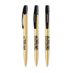 Stylo Bille Éco-responsable Personnalisé de Qualité Media Clic Shine BIC® Matières : plastique Couleurs : argenté 2