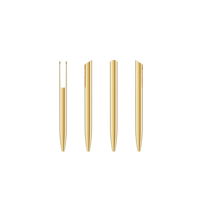 Stylo Bille Éco-responsable Personnalisé de Qualité Media Clic Shine BIC® Matières : plastique Couleurs : doré goodies publicita