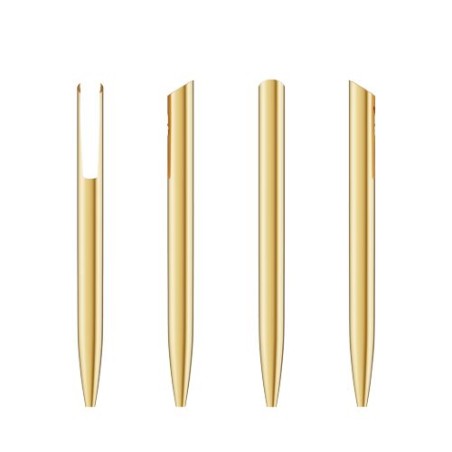 Stylo Bille Éco-responsable Personnalisé de Qualité Media Clic Shine BIC® Matières : plastique Couleurs : doré goodies publicita