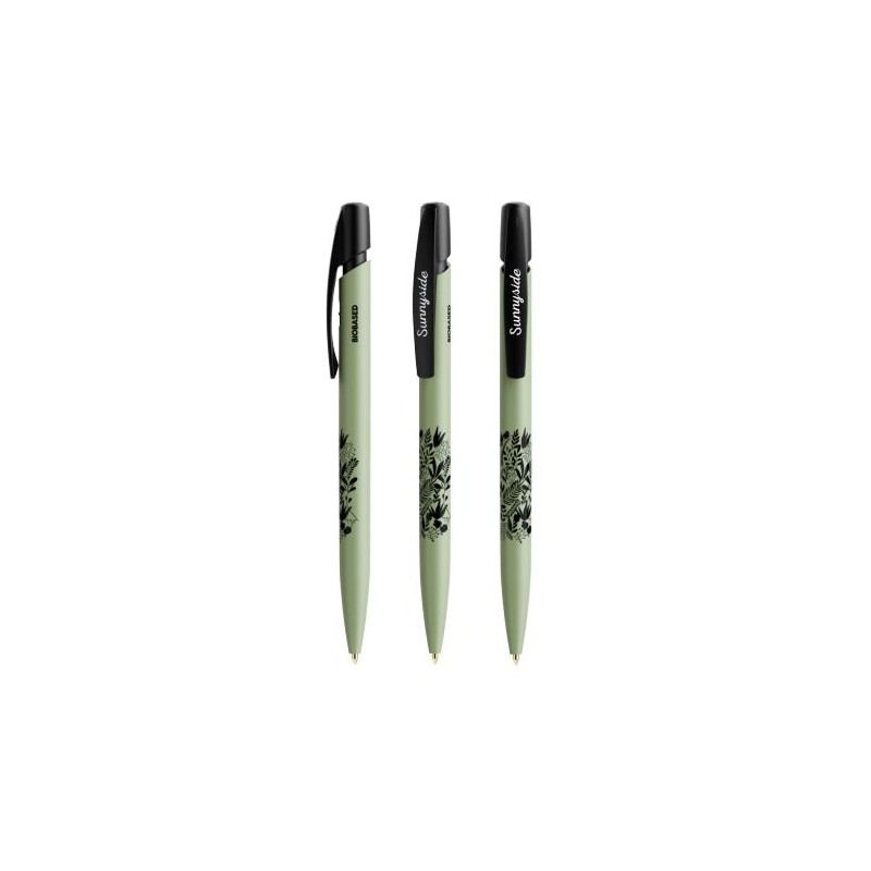 Stylo Bille Éco-responsable Personnalisé Media Clic BIO BIC® Couleurs : bleu