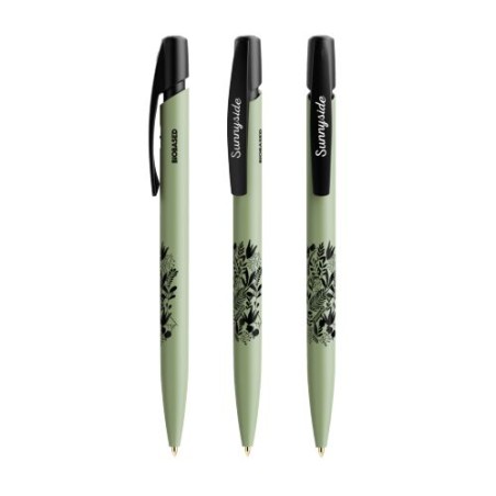 Stylo Bille Éco-responsable Personnalisé Media Clic BIO BIC® Couleurs : bleu