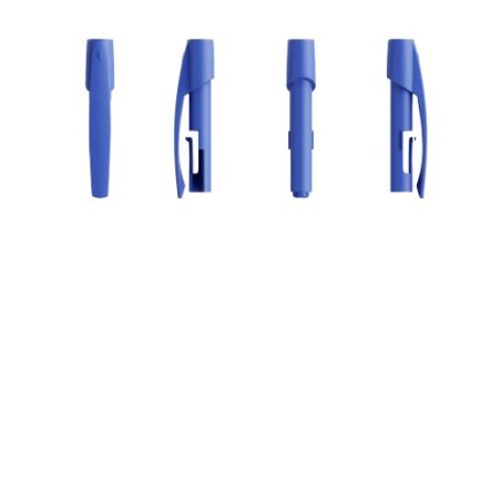 Stylo Bille Éco-responsable Personnalisé Media Clic BIO BIC® Couleurs : bleu objet publicitaire robuste