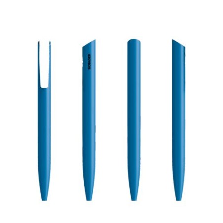 Stylo Bille Éco-responsable Personnalisé Media Clic BIO BIC® Couleurs : bleu goodies publicitaire événementiel