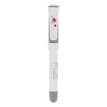 Stylo Bille Éco-responsable Publicitaire XS Finestyle BIC® Matières : plastique Couleurs : blanc