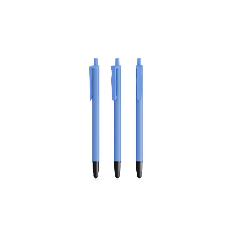 Stylo bille publicitaire personnalisé Clic Stic Stylus BIC® Matières : plastique Couleurs : bleu personnalisation sur mesure