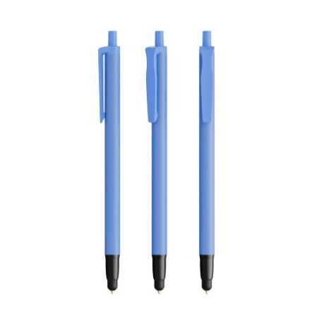 Stylo bille publicitaire personnalisé Clic Stic Stylus BIC® Matières : plastique Couleurs : bleu personnalisation sur mesure