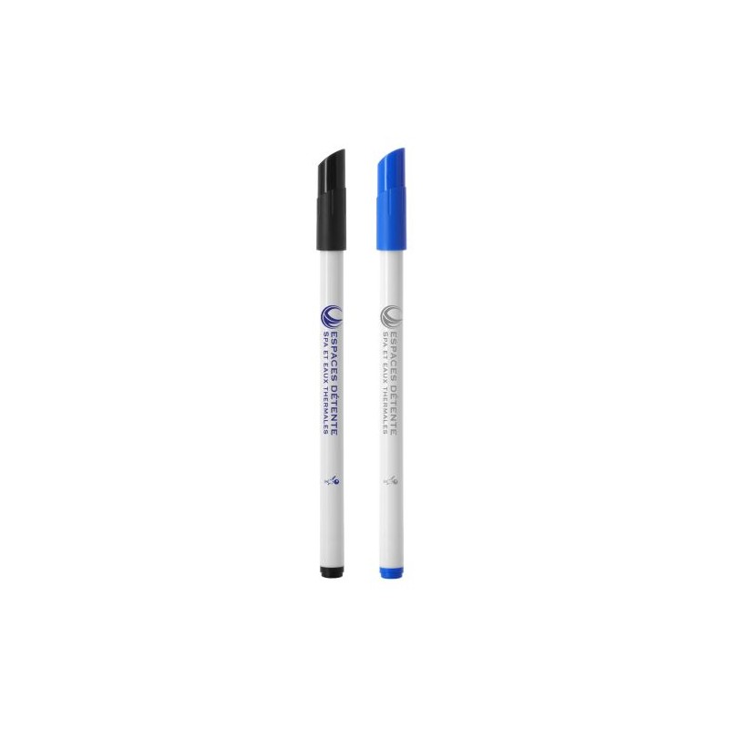 Marqueur Fin Effaçable Éco-responsable pour Tableaux BIC® Velleda® Matières : plastique Couleurs : blanc personnalisable avec vo