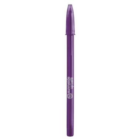 Stylo Bille Personnalisé Éco-responsable BIC® Style Matières : plastique Couleurs : vert clair transparent impression logo haute