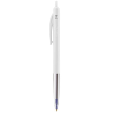 Stylo Rétractable Éco-responsable Personnalisé M10® Clic BIC® Matières : plastique Couleurs : blanc goodies personnalisé en stoc