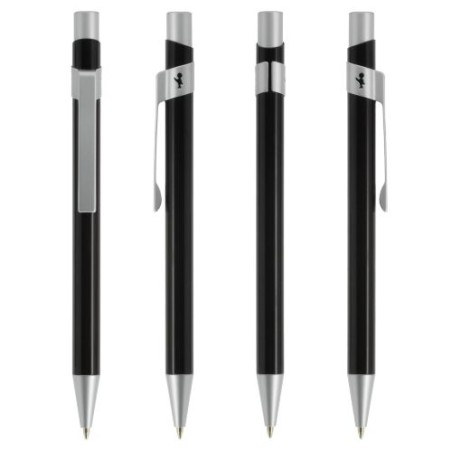 Stylo Bille Métal Pro Personnalisable BIC® Matières : métal Couleurs : noir cadeau affaires élégant