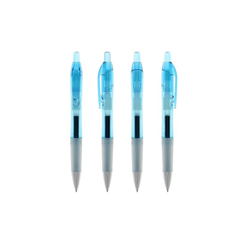 Marqueur Permanent Éco-responsable Ecolutions® Intensity® Gel Clic BIC® Matières : plastique Couleurs : bleu clair impression ha
