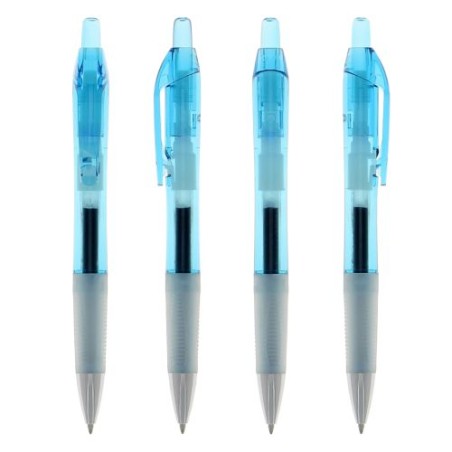 Marqueur Permanent Éco-responsable Ecolutions® Intensity® Gel Clic BIC® Matières : plastique Couleurs : bleu clair impression ha