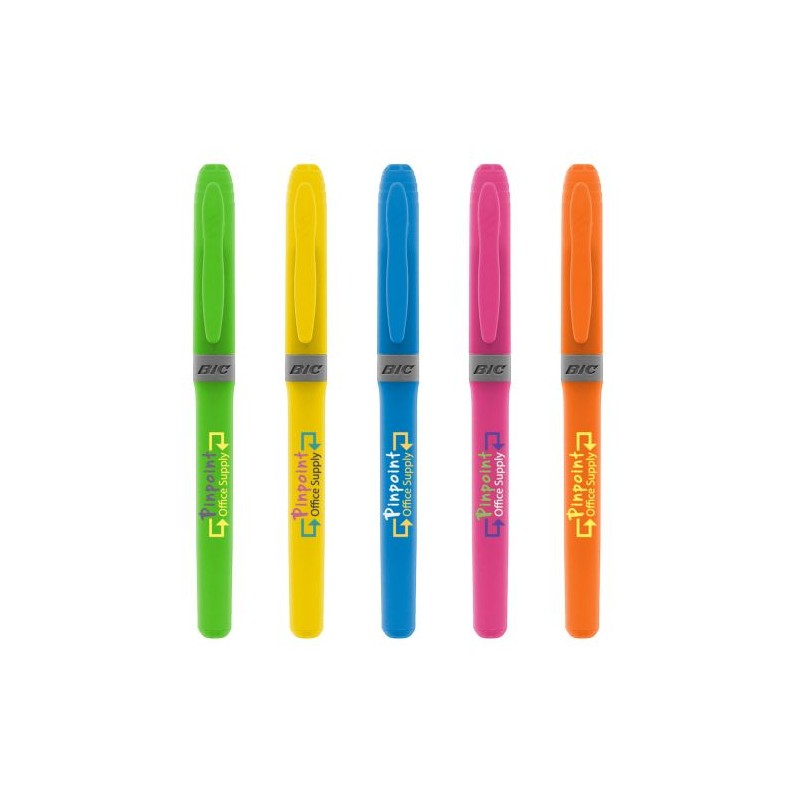 Surligneur Grip Éco-responsable BIC® Brite Liner® Matières : plastique Couleurs : orange objet publicitaire robuste