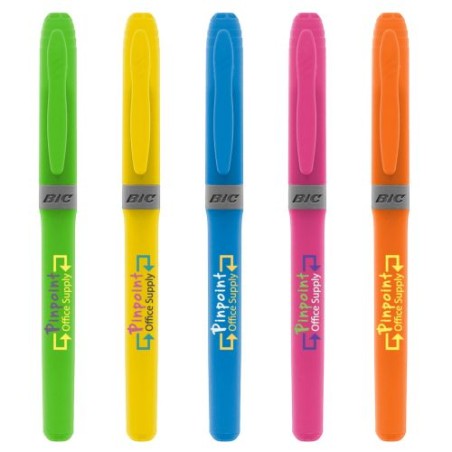 Surligneur Grip Éco-responsable BIC® Brite Liner® Matières : plastique Couleurs : orange objet publicitaire robuste