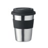 Gobelet en acier inox personnalisé 350ml - IRMUG Matières : acier inoxydable Couleurs : noir personnalisable avec votre logo