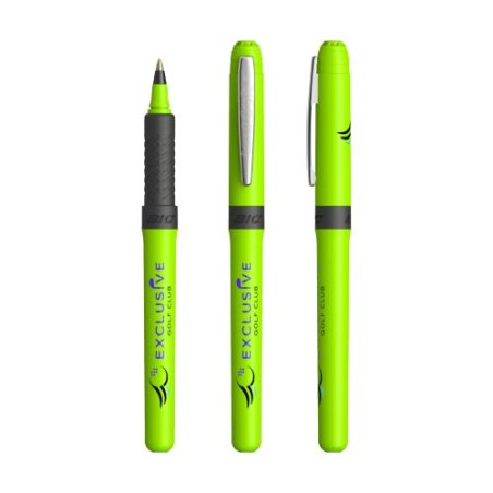 Surligneur Personnalisé Éco-responsable de Qualité BIC® Brite Liner® Grip Pas Cher Matières : plastique Couleurs : chromé