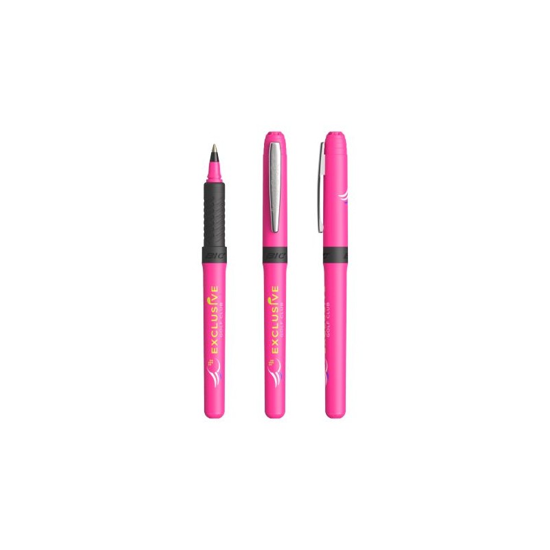 Surligneur Personnalisé Éco-responsable de Qualité BIC® Brite Liner® Grip Pas Cher Matières : plastique Couleurs : chromé cadeau