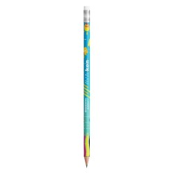 Stylo publicitaire personnalisable BIC® Grip Roller - Ecolutions® Classic crayon Matières : plastique Couleurs : noir
