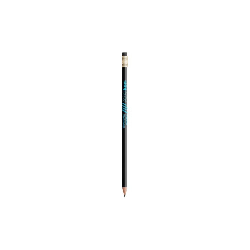Stylo publicitaire personnalisable BIC® Grip Roller - Ecolutions® Classic crayon Matières : plastique Couleurs : noir goodies pu