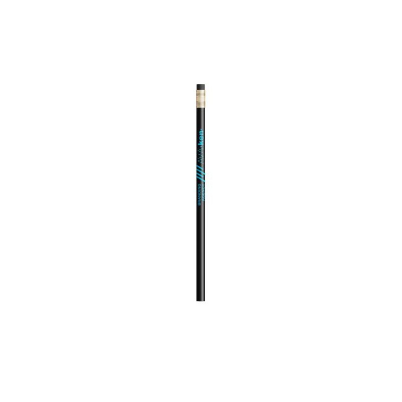 Stylo publicitaire personnalisable BIC® Grip Roller - Ecolutions® Classic crayon Matières : plastique Couleurs : noir impression