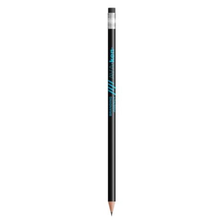 Stylo publicitaire personnalisable BIC® Grip Roller - Ecolutions® Classic crayon Matières : plastique Couleurs : noir cadeau col