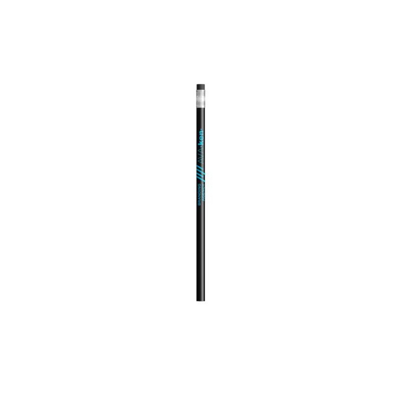 Stylo publicitaire personnalisable BIC® Grip Roller - Ecolutions® Classic crayon Matières : plastique Couleurs : noir impression