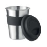 Gobelet en acier inox personnalisé 350ml - IRMUG Matières : acier inoxydable Couleurs : noir goodies publicitaire événementiel