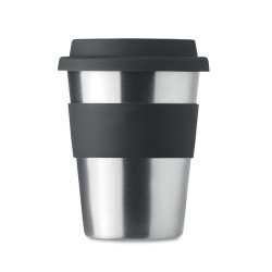 Gobelet en acier inox personnalisé 350ml - IRMUG Matières : acier inoxydable Couleurs : noir impression haute définition