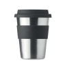 Gobelet en acier inox personnalisé 350ml - IRMUG Matières : acier inoxydable Couleurs : noir impression haute définition
