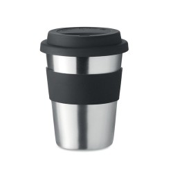 Gobelet en acier inox personnalisé 350ml - IRMUG Matières : acier inoxydable Couleurs : noir livraison express 24h 48h