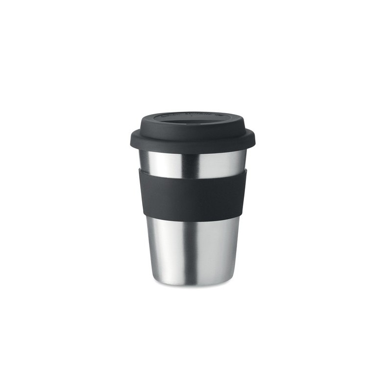 Gobelet en acier inox personnalisé 350ml - IRMUG Matières : acier inoxydable Couleurs : noir livraison express 24h 48h