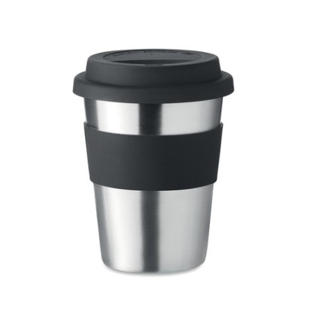 Gobelet en acier inox personnalisé 350ml - IRMUG Matières : acier inoxydable Couleurs : noir livraison express 24h 48h