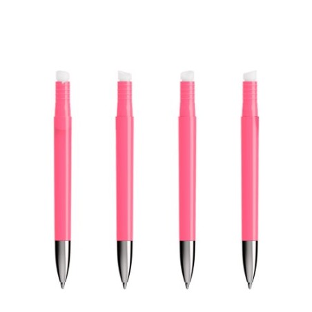 Stylo Écriture Personnalisé BIC® Wide Body™ Matières : métal Couleurs : rose fluo objet promo petit budget