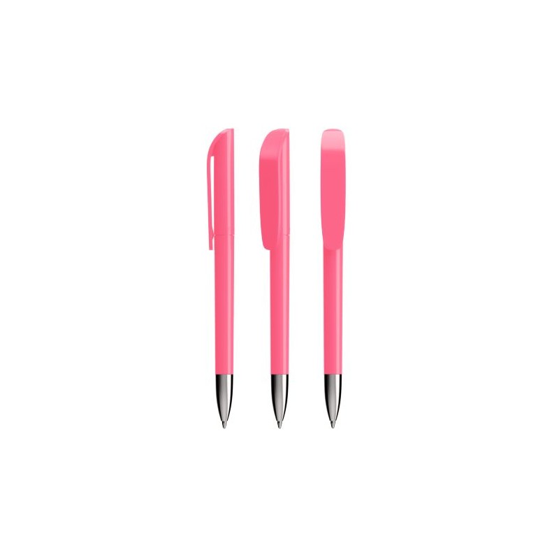 Stylo Écriture Personnalisé BIC® Wide Body™ Matières : métal Couleurs : rose fluo cadeau entreprise pas cher