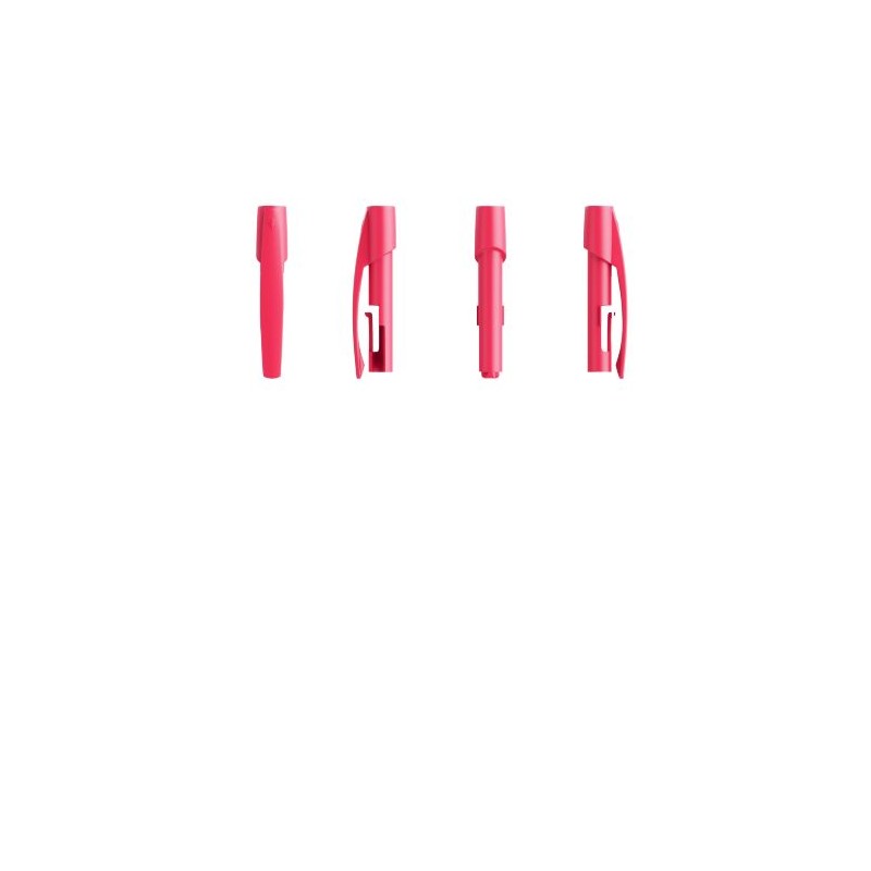Stylo publicitaire personnalisé BIC® Super Clip Bille Matières : plastique Couleurs : fuchsia marquage laser ultra précis