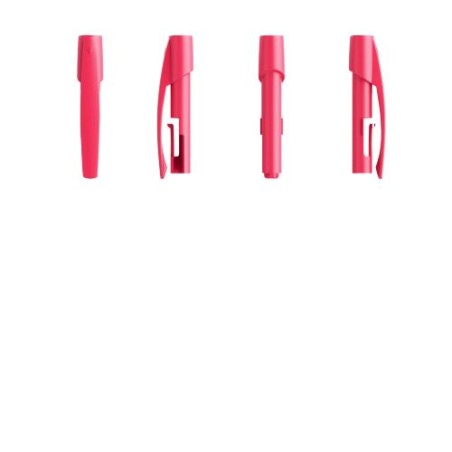 Stylo publicitaire personnalisé BIC® Super Clip Bille Matières : plastique Couleurs : fuchsia marquage laser ultra précis