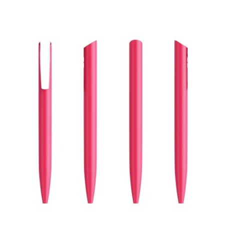 Stylo publicitaire personnalisé BIC® Super Clip Bille Matières : plastique Couleurs : fuchsia goodies entreprise design