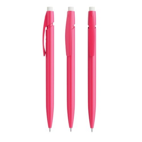 Stylo publicitaire personnalisé BIC® Super Clip Bille Matières : plastique Couleurs : fuchsia marquage couleur éclatante