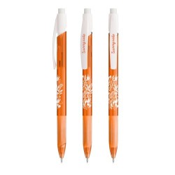 Porte-Mine Éco-responsable Personnalisé BIC® Media Clic Grip Matières : plastique Couleurs : blanc