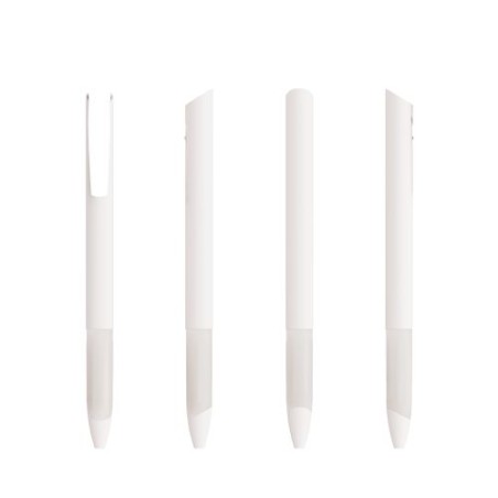 Porte-Mine Éco-responsable Personnalisé BIC® Media Clic Grip Matières : plastique Couleurs : blanc objet promotionnel éco-respon